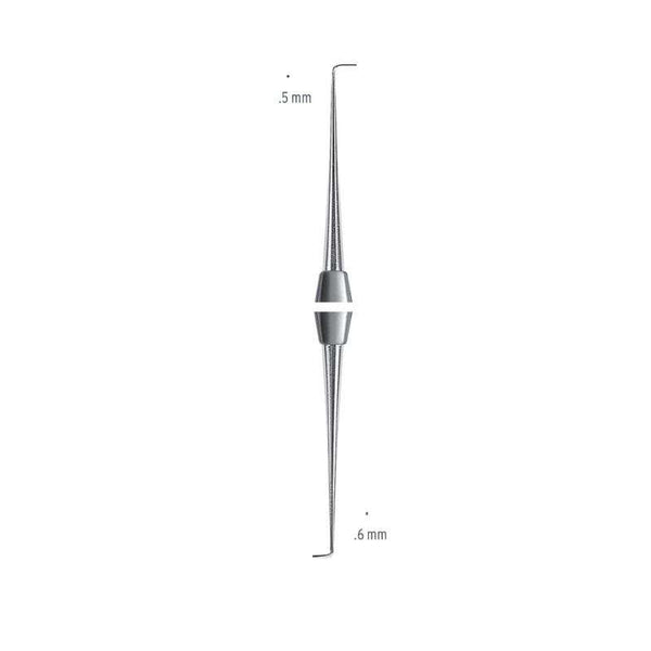 SurgiWorld endodontic dental instruments - ultra-fine 0.5 mm straight apical plugger