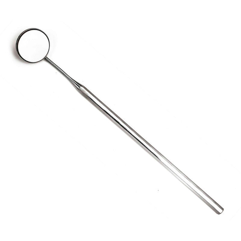 SurgiWorld dental diagnostic instruments - slim silver dental mirror and handle