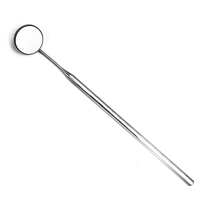 SurgiWorld dental diagnostic instruments - slim silver dental mirror and handle